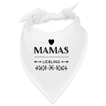 Mamas Liebling - Bandana - Weiß - Vorne