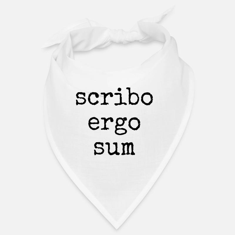 scribo ergo sum - I write, therefore I am Bandana