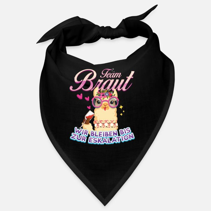 Team Braut Llama Wir bleiben Bandana