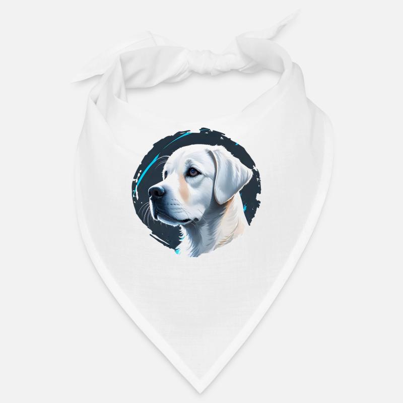 White Labrador Retriever Dog Bandana