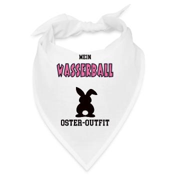 Wasserball Oster Outfit Ostergeschenk Wasserballer - Bandana - Weiß - Vorne