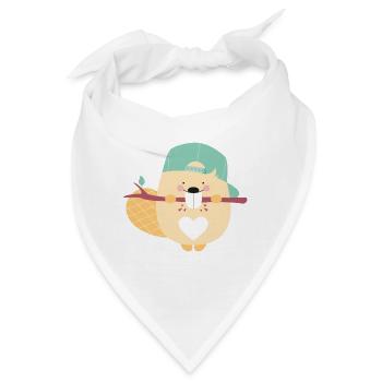 BEAVER BOY - Bandana - Weiß - Vorne