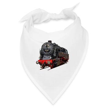 Dampflok 95 027 - Bandana - Weiß - Vorne