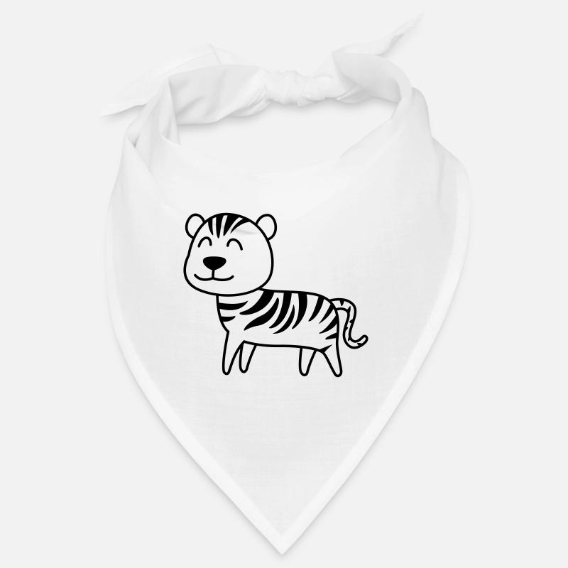 Tiger Comic Tier Bandana