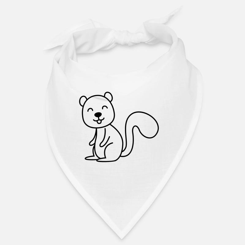 Eichhörnchen Comic Tier Bandana