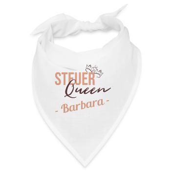 Steuer Queen Barbara - Bandana - Weiß - Vorne