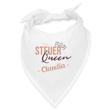 Steuer Queen Claudia - Bandana - Weiß - Vorne