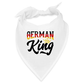 German King Germany German Flag - Bandana - Weiß - Vorne
