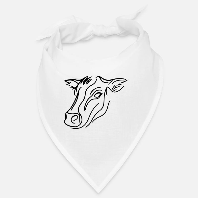 Cow Head Cattle Bandana