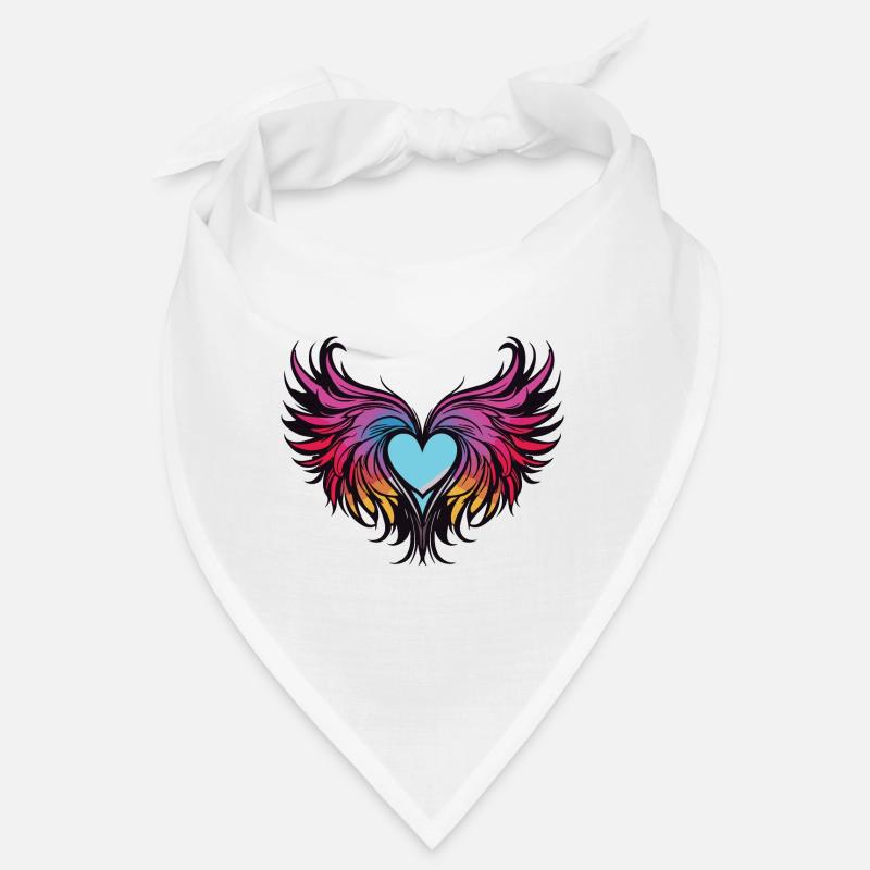 Herz Flügel Engel Liebe Bandana