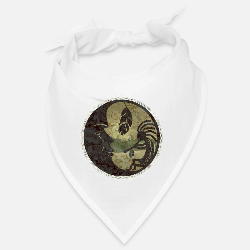 Kokopelli joue pour la plume de lune 2 Bandana