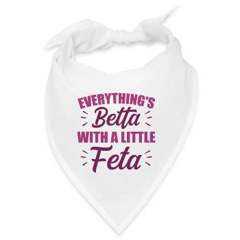 Betta Fisch Fisch Fisch Aquarium Geschenk - Bandana - Weiß - Vorne