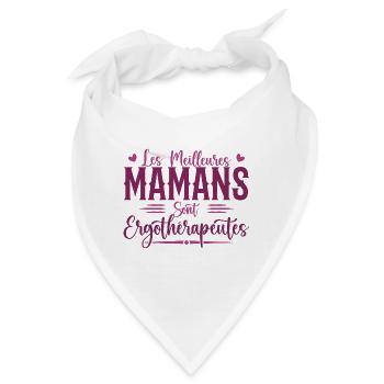 Die besten Mütter sind Ergotherapeuten - Bandana - Weiß - Vorne
