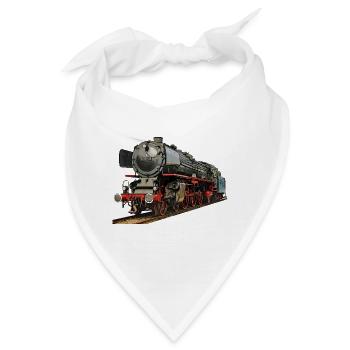 Dampflok 01 150 - Bandana - Weiß - Vorne