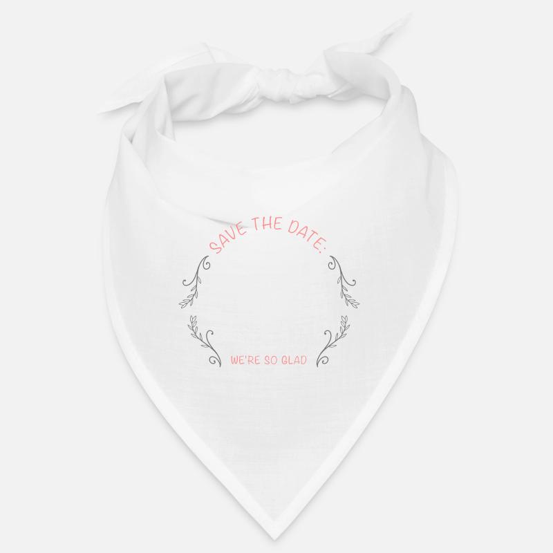 SAVE THE DATE | Indique la date. Bandana