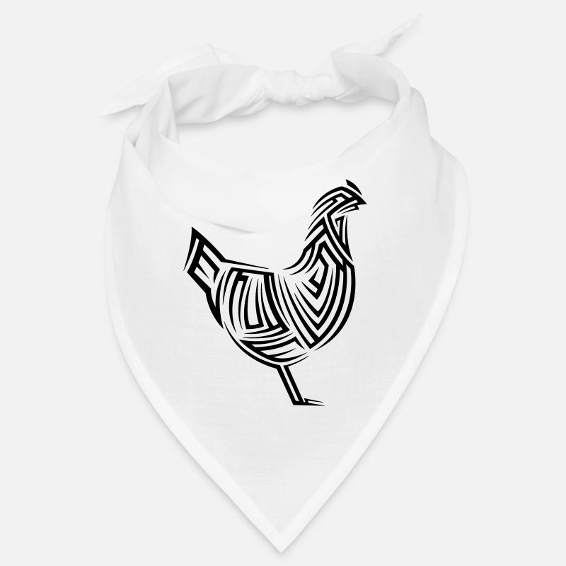Tatouage tribal de poulet Bandana