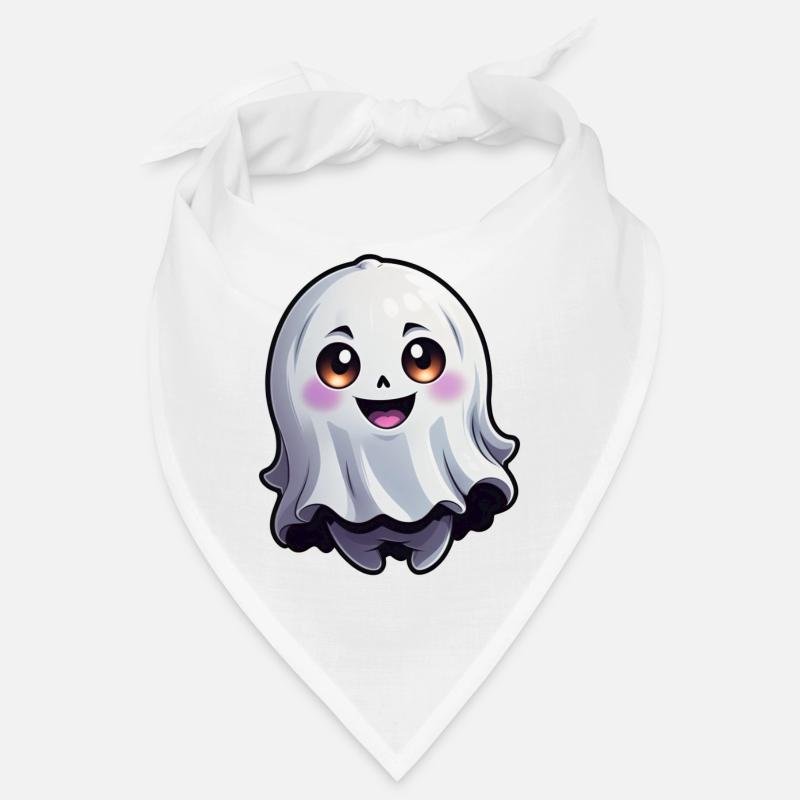 Joyeux Halloween Ghost Ghost - Bandana - blanc