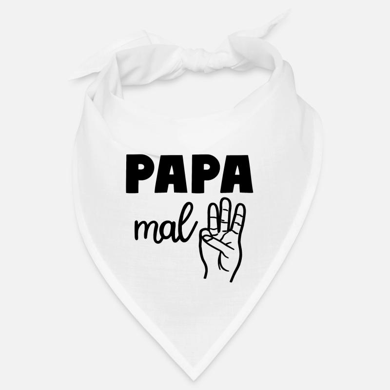 Papa mal Drei 3 Kinder Papa Bandana