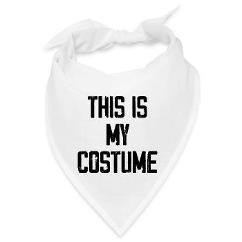 Das ist mein Kostüm - Bandana - Weiß - Vorne