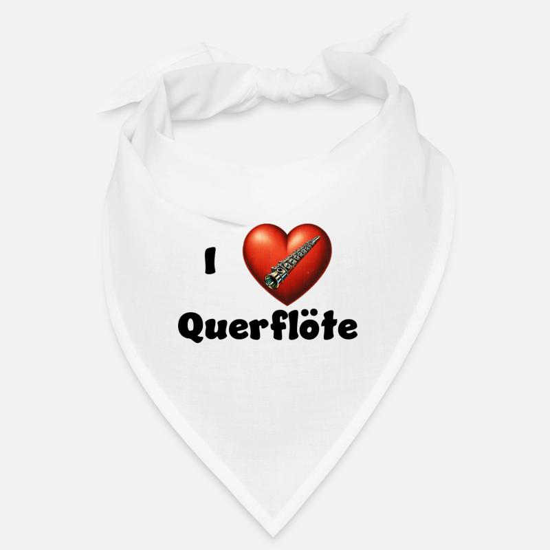 I love Querflöte Bandana