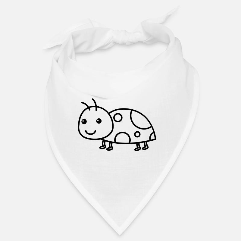 Marienkäfer Comic Tier Bandana