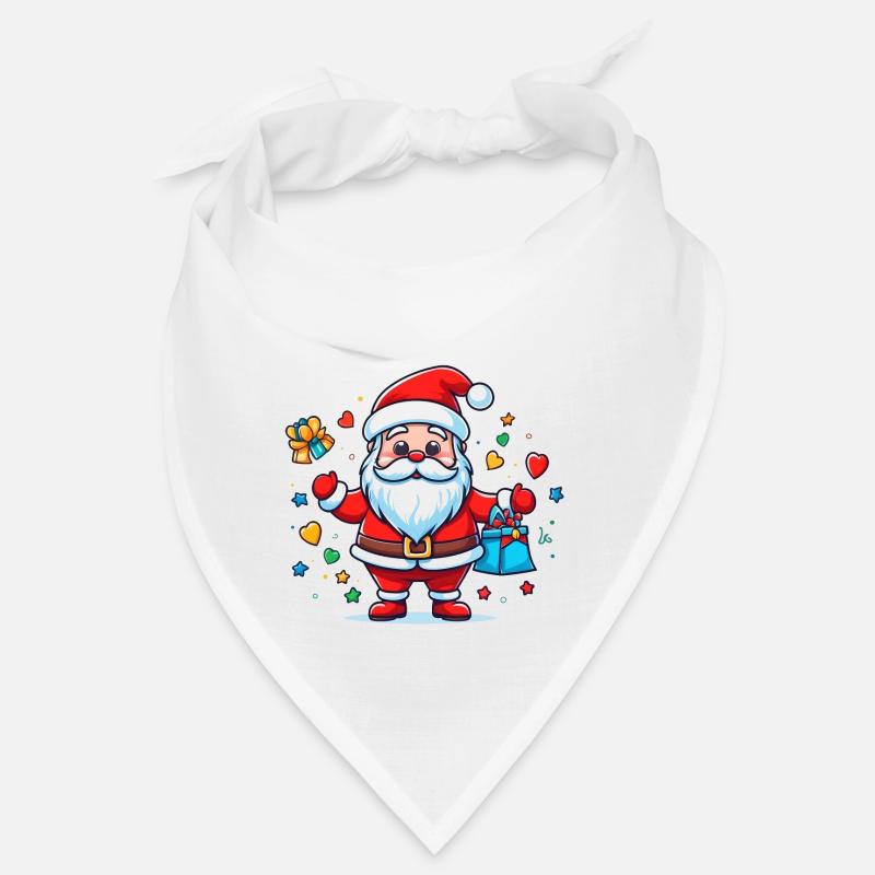Daumen hoch Weihnachtsmann Bandana