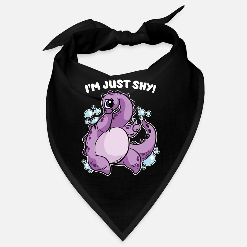 Je suis juste timide Le monstre du Loch Ness Bandana
