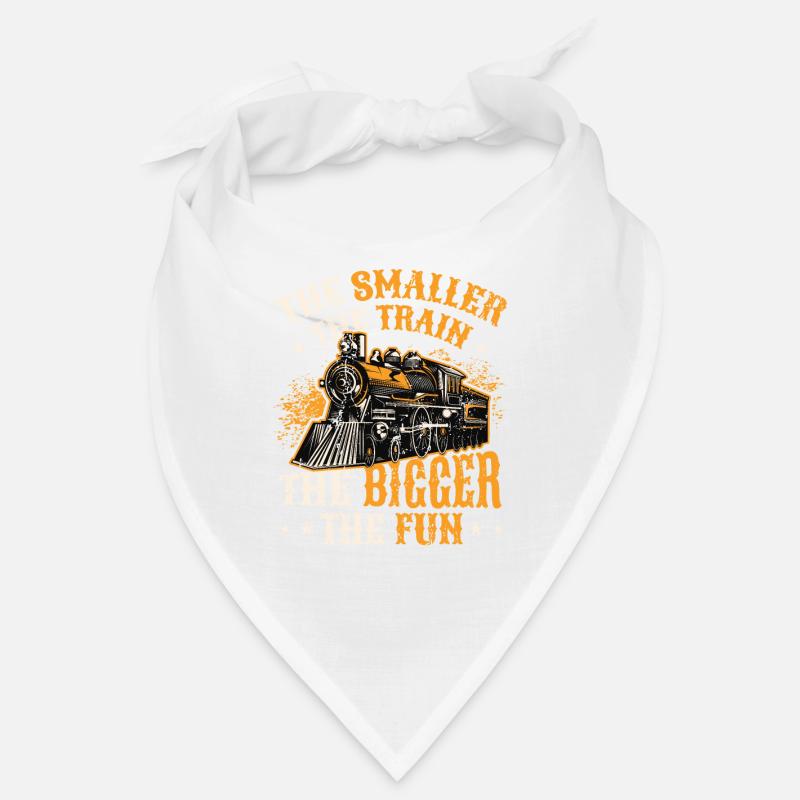 Plus le train est petit, plus le chemin de fer miniature est grand Bandana