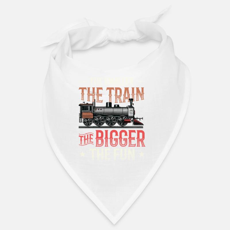 Plus le train est petit, plus le chemin de fer miniature est grand Bandana