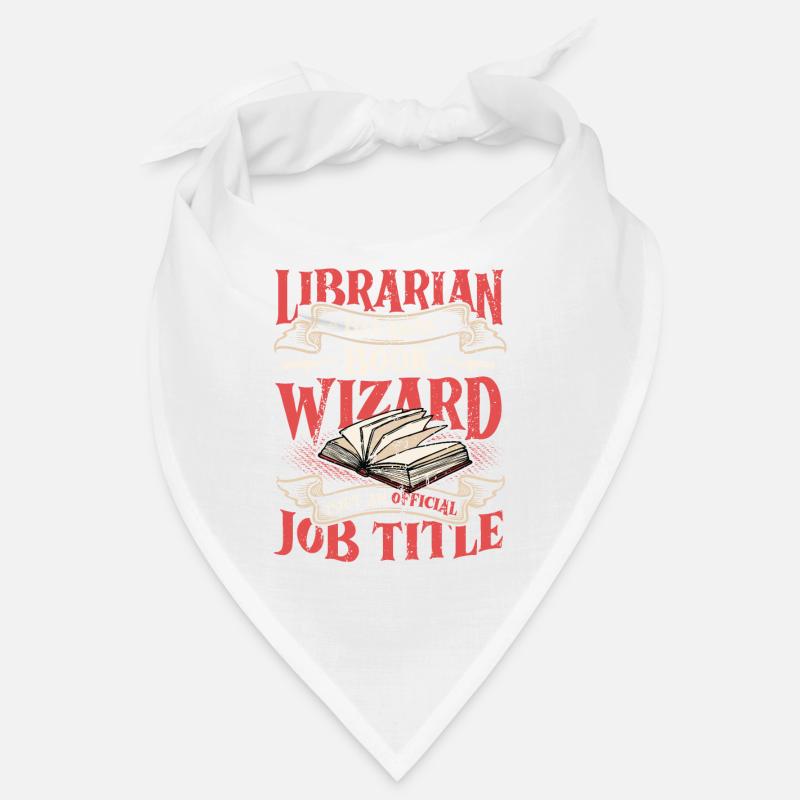 Funny librarian theme Bandana