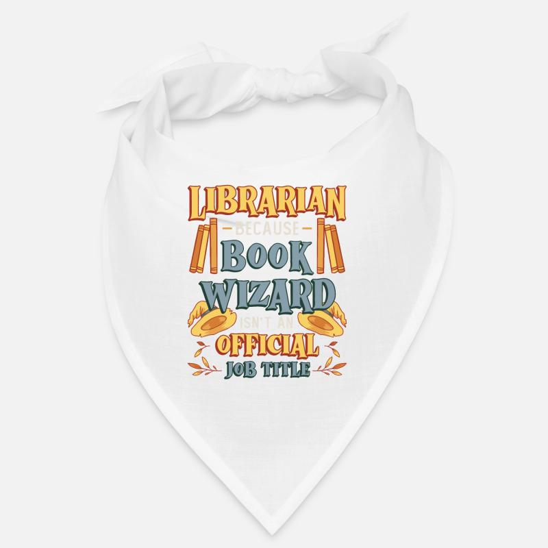 Funny librarian theme Bandana