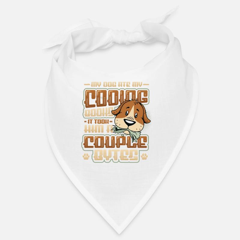 Hund Bytes Code Computer Witz Programmierung Bandana
