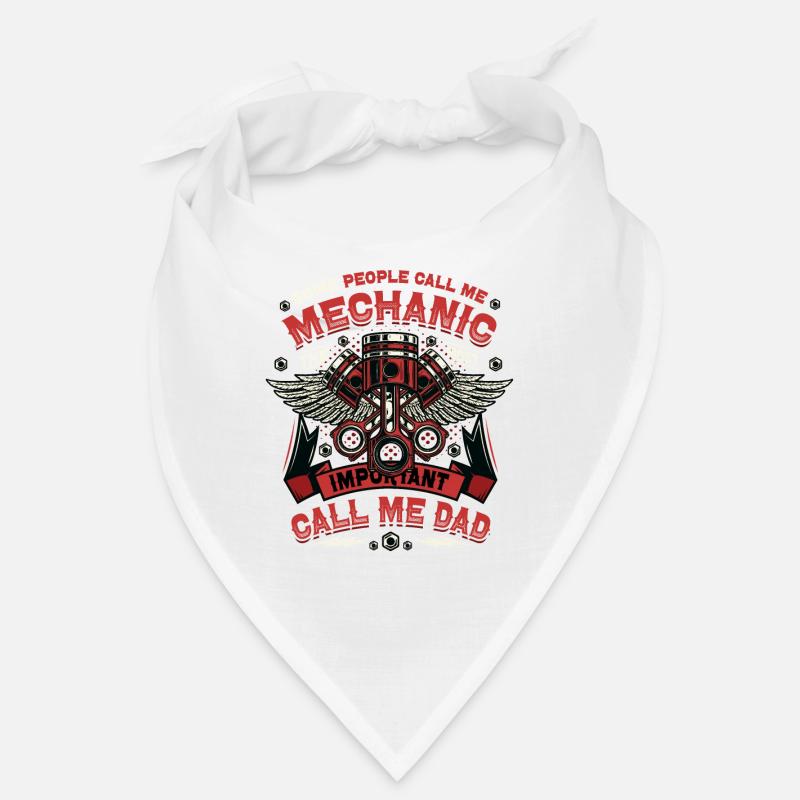Mécanicien Le plus important Appelez-moi papa Auto Bandana