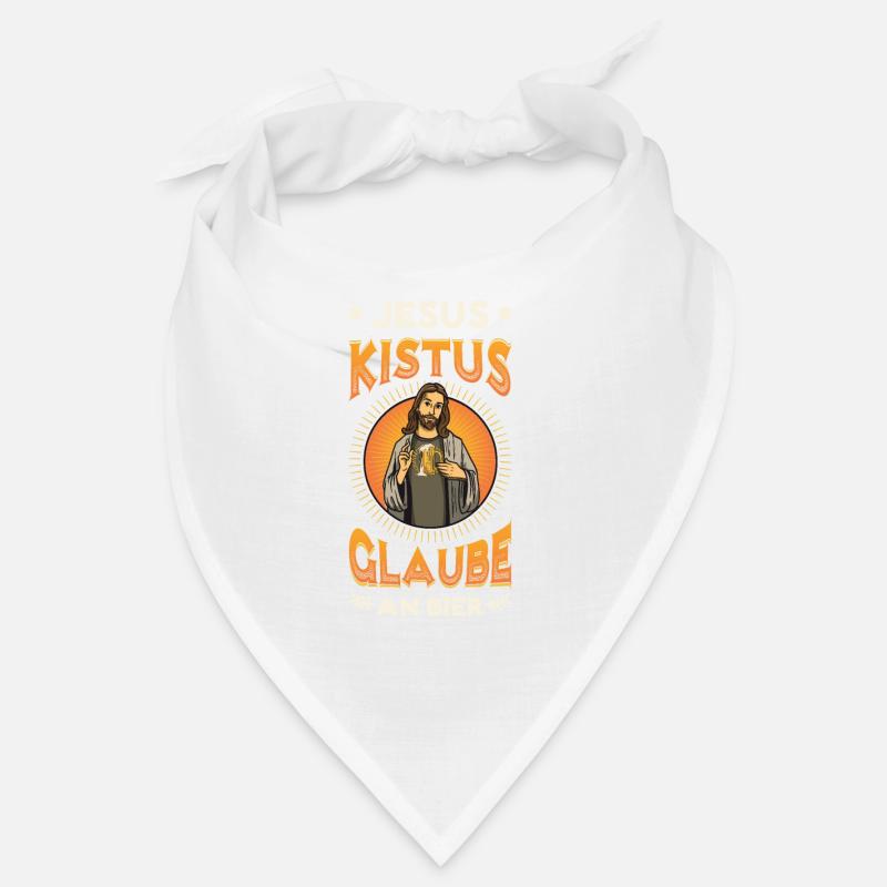 Jesus Kistus Glaube An Bier Bandana