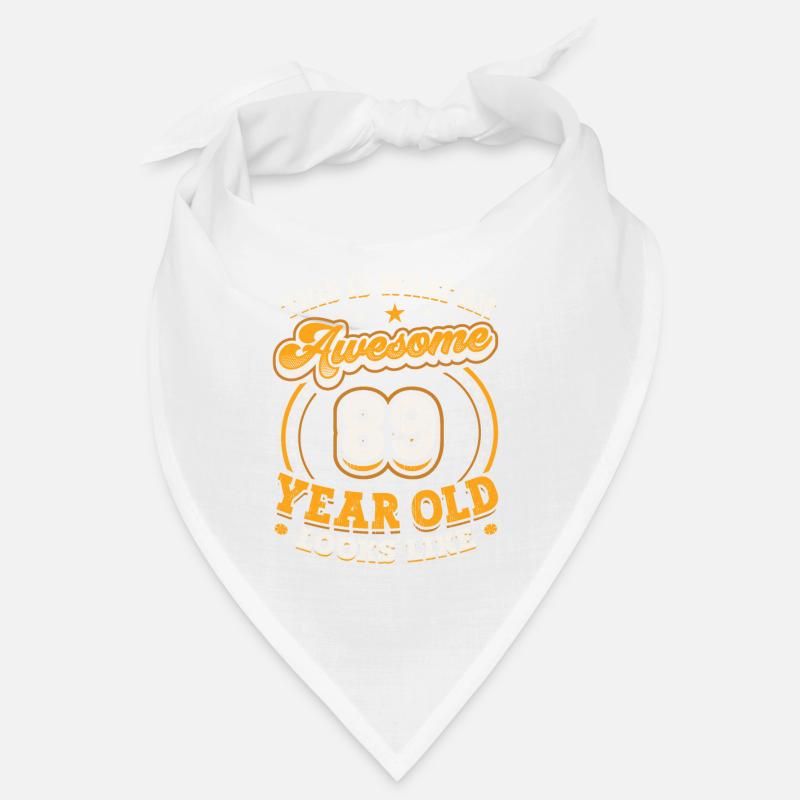 This is what a great 89-year-old looks like. Bandana