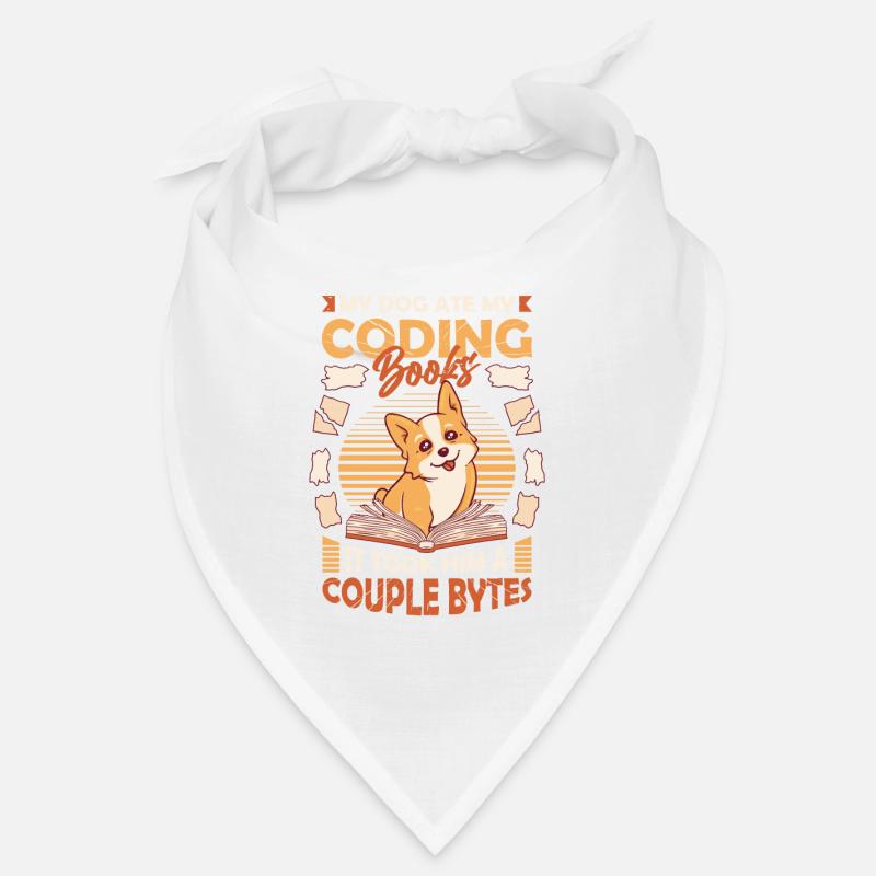 Dog Bytes Code Computer Joke Programming Bandana