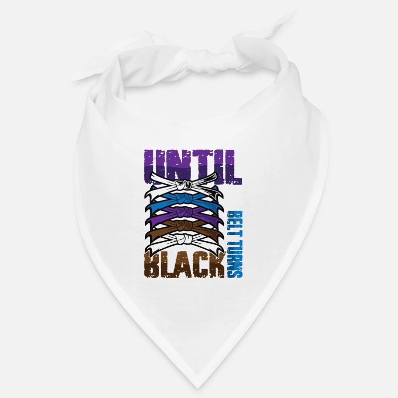 Keep rolling until the belt turns black Bandana