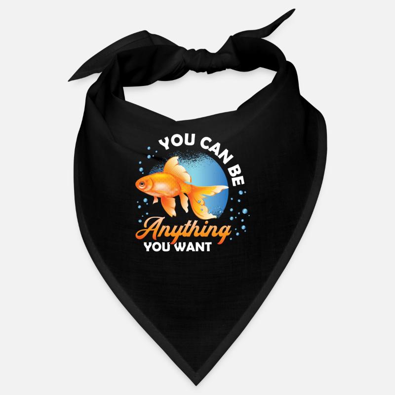 Goldfish Be A Shark, motivational message Bandana