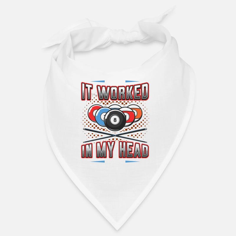 It worked in my head, pool billiards Bandana