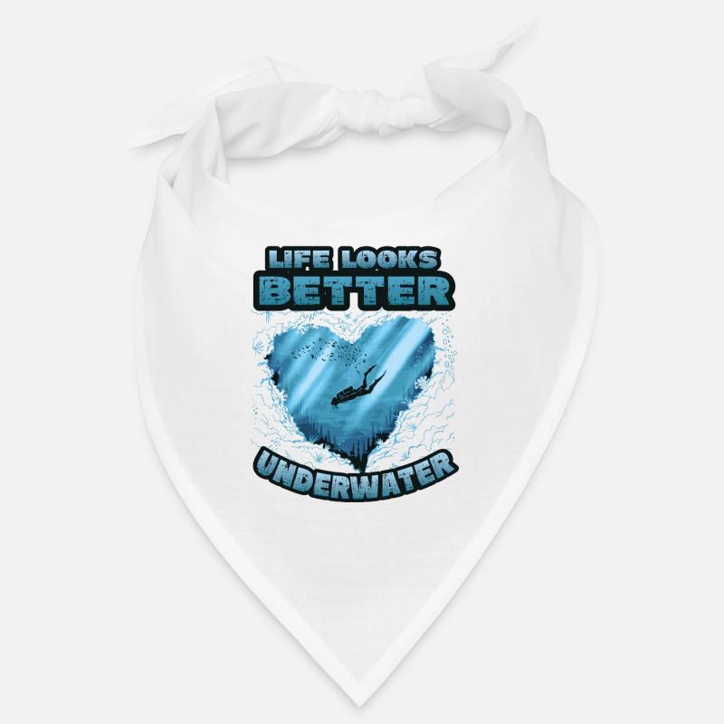 Life looks better underwater, diving Bandana