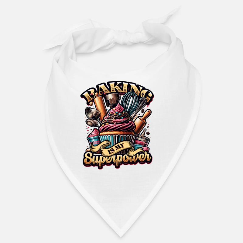 Baking Superpower Baker Dessert Confectioner Bandana