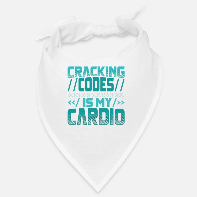 Cracking Codes Is My Cardio - Cryptologic Bandana