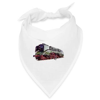 Dampflok 18 201 - Bandana - Weiß - Vorne