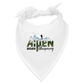 Alpenüberquerung Alpen Überquerung 2025 Wandern - Bandana - Weiß - Vorne