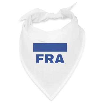 Dossard Judo Frankreich anpassbar - Bandana - Weiß - Vorne