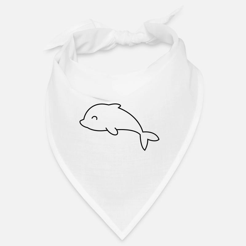 Dolphin Comic Animal Bandana