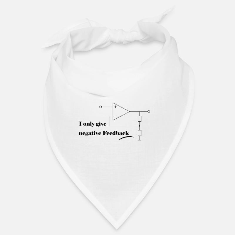 Schematic symbol with slogan - Bandana - white