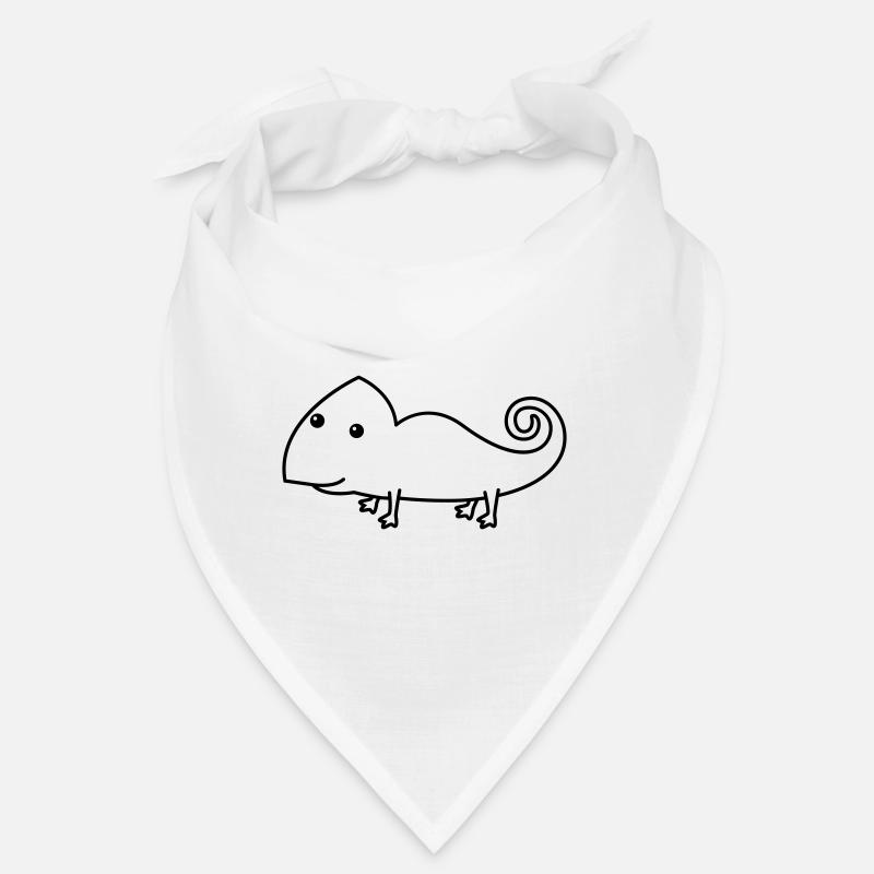 Chamäleon Comic Tier Bandana