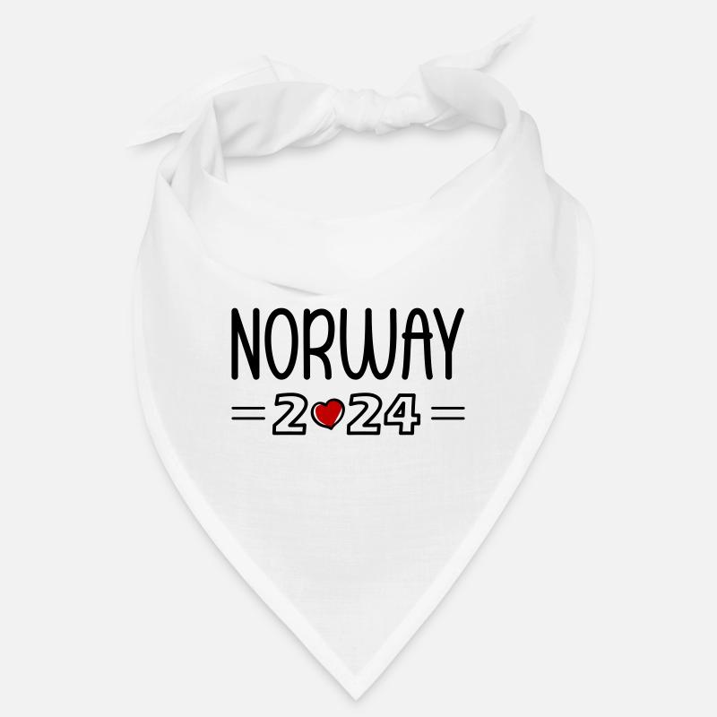 Norwegen 2024 Herz Bandana