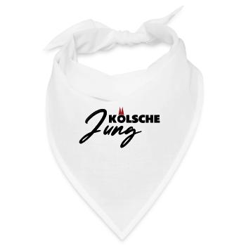 Kölsche Jung - Bandana - Weiß - Vorne